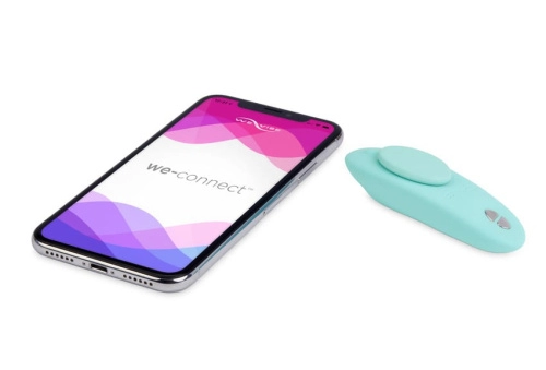 We-Vibe Moxie - вибратор в трусики на магните (управление со смартфона) мятный